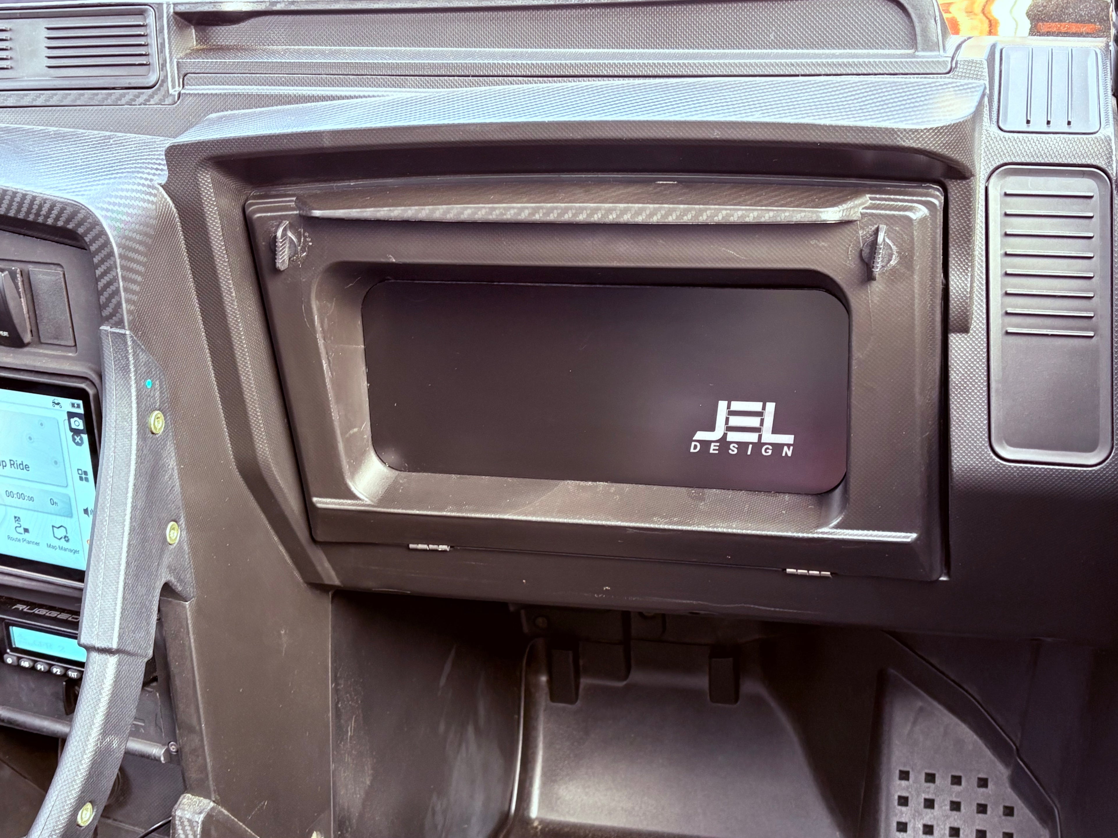 Composite Aluminum Glove Box Door Insert for Speed UTV