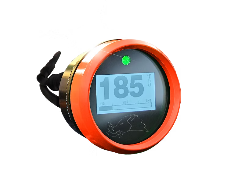 Razorback Technology Belt Temp Gage with Standard Mounts (Speed, RZR, X3,Autometer)